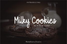Milky Cookies Script Demo Font