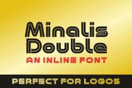Minalis Double Demo Font