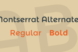 Montserrat Alternates Font Family