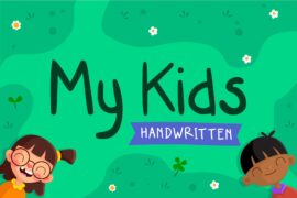 My Kids Handwritten-Basic Font