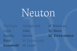 Neuton Font Family