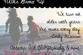 Never Grow Up Font