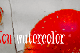 Non watercolor Font
