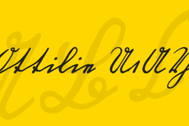 Ottilie U1AY Font