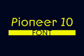 Pioneer 10 Font