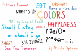 Pittorifamosi Font