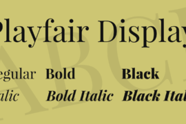 Playfair Display Font Family