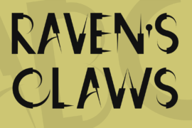 Raven’s Claws Font