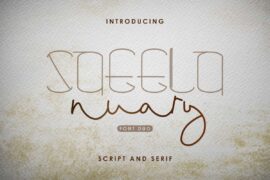 Saeela Nuary Demo Font Family