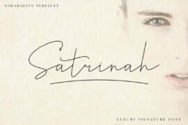 Satrinah Demo Font