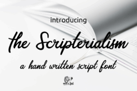 Scripterialism Font