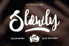 Slowly One Font