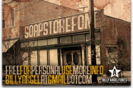 SOAP STORE Font