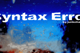 Syntax Error Font