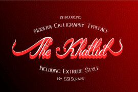 The_Khallid Font