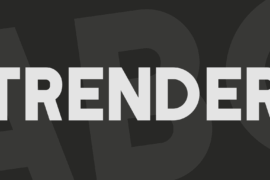 Trender Font