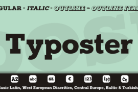 Typoster Font Family