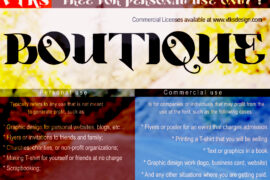 Vtks Boutique Font