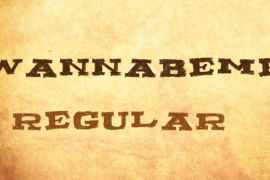 WANNABEME Font