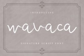 Wavaca Demo Font