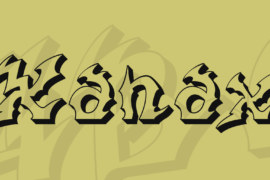 Xanax Font