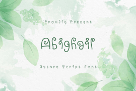 Abighail-Demo Font Family