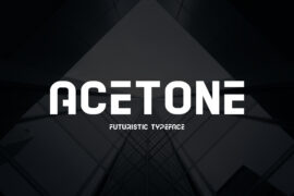 ACETONE Font