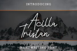 Acilla Tristan DEMO Font