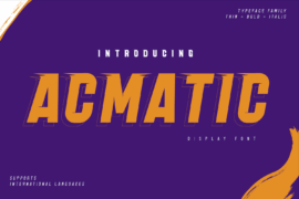 Acmatic Font Family