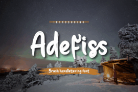 Adefisspersonal Font