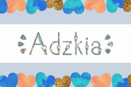 Adzkia Font