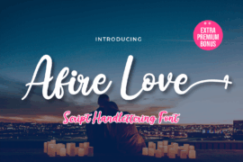Afire Love Font