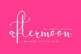 Aftermoon Demo Font