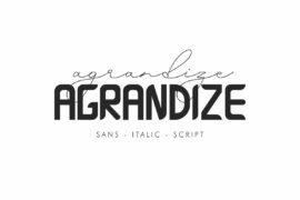 Agrandize Demo Font Family