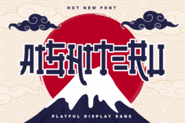 Aishiteru – personal use Font