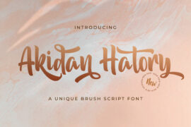 Akidan Hatory Font