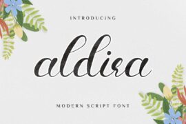 Aldira Demo Font