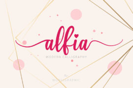 Alfia Personal Use Font