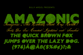 AMAZONIC PERSONAL USE Font