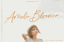 Amelia_Bloomer Font