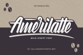 Amerilatte Demo Font