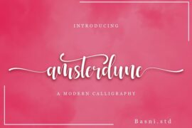 amsterdune Font