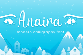 Anaira – Personal Use Font