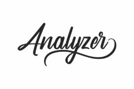 Analyzer Demo Font
