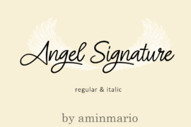 Angel Signature Font Family