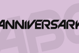 Anniversary Font Family