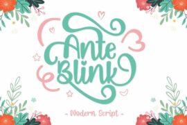Ante Blink Font