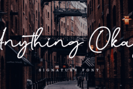 Anything Okay! Font Family