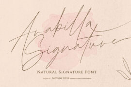 Arabilla Signature Font