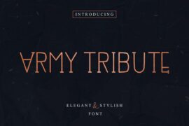 Army Tribute Demo Font